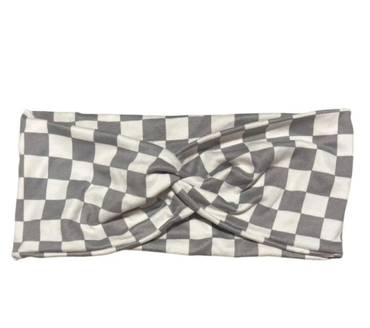 GREY CHECKERS - CLASSIC TWIST