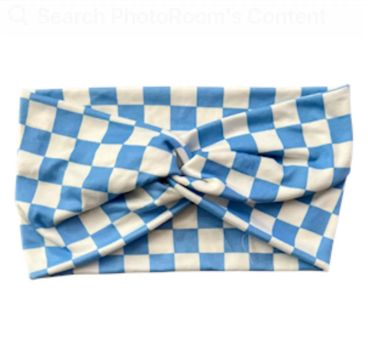 BLUE CHECKERS - WIDE CLASSIC TWIST